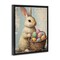 Stupell Industries Easter Bunny Basket Floating Frame By Franklyn Gregory